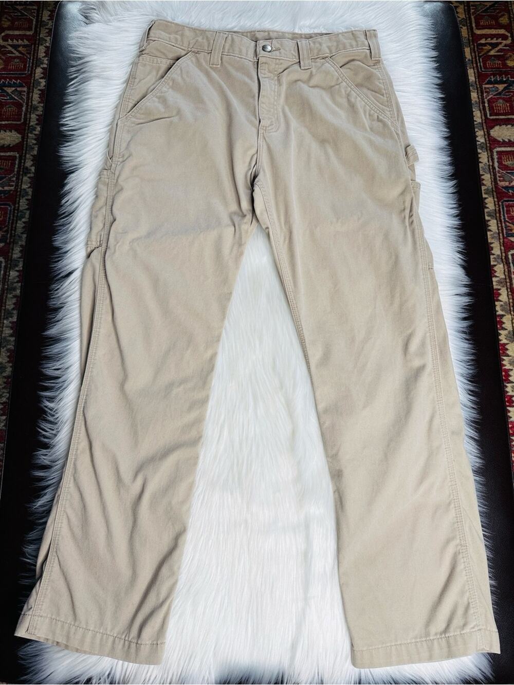 Carhartt Khaki Relaxed Fit Carpenter Pants